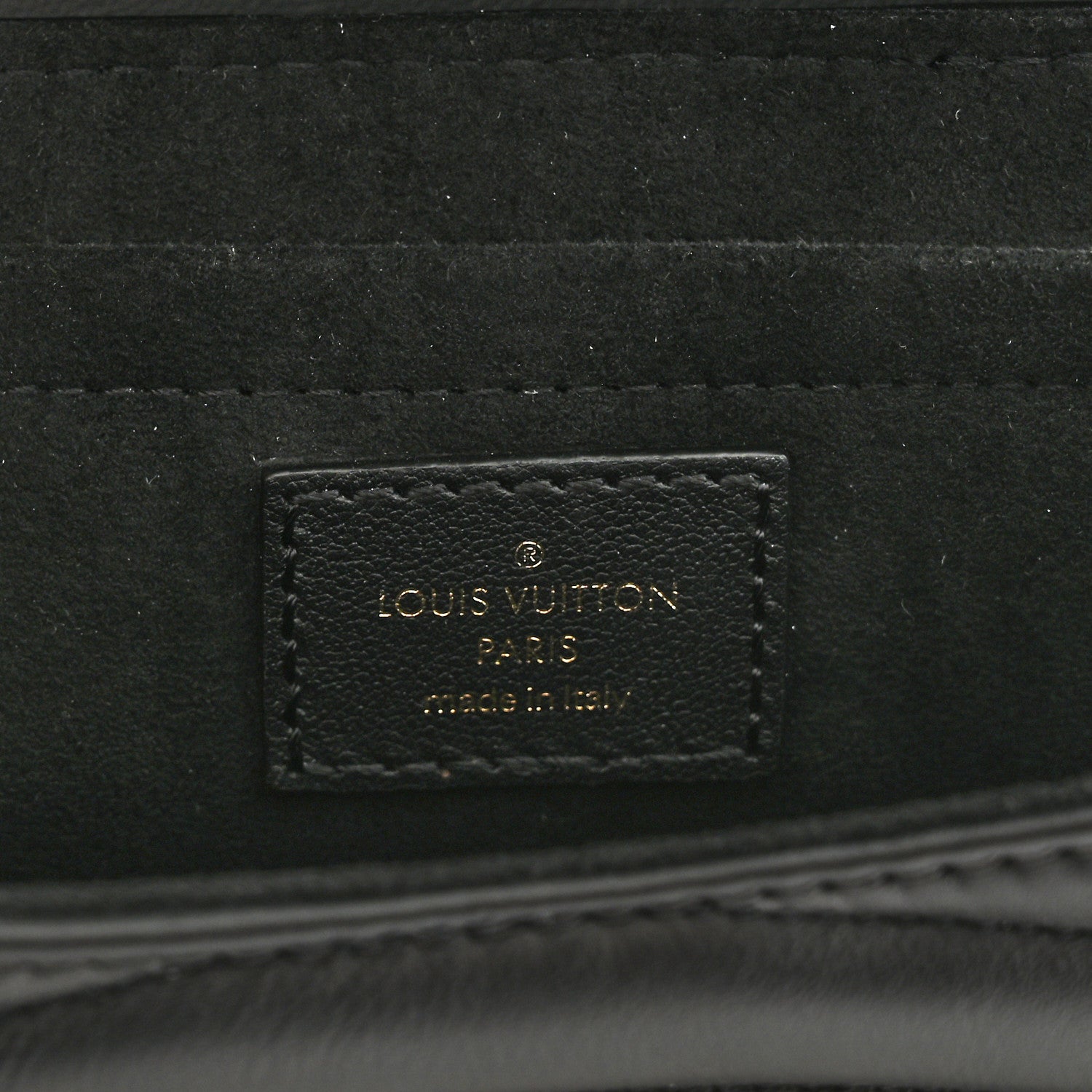Louis Vuitton Calfskin New Wave Chain MM Black 6 of 12