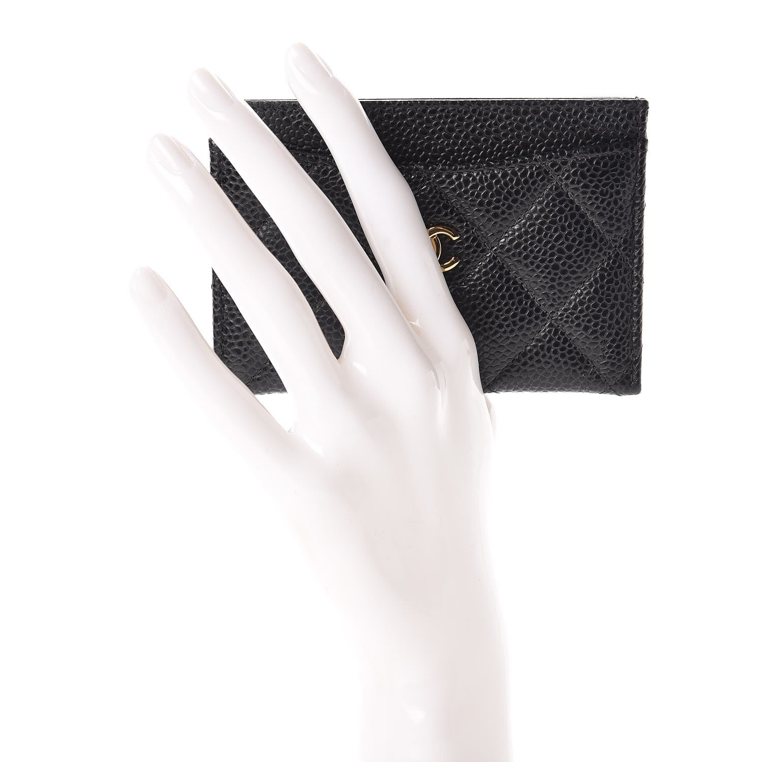 Chanel Caviar Quilted Card Holder Black 2 of 9