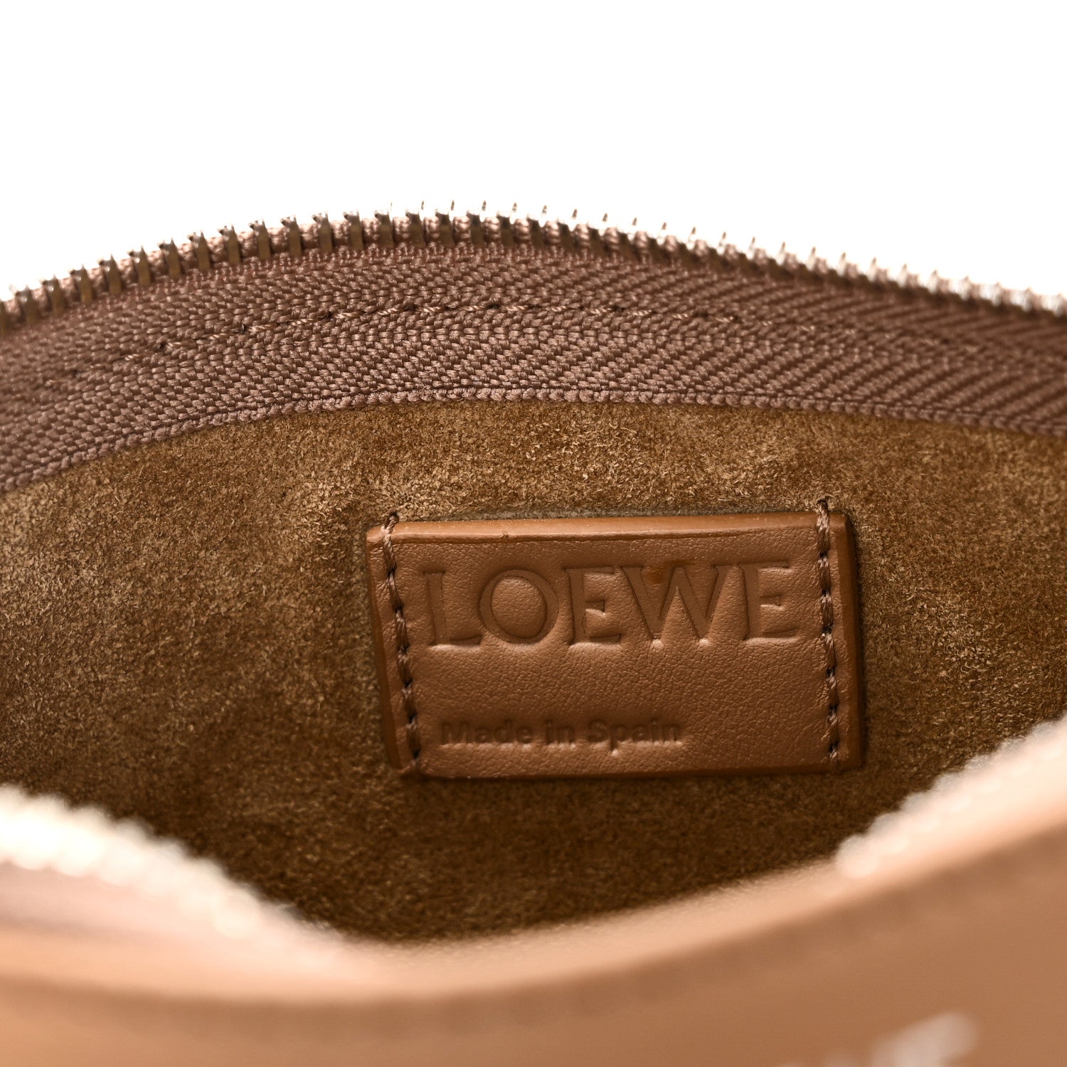Loewe Nappa Calfskin Joya Pouch Mocha 6 of 9
