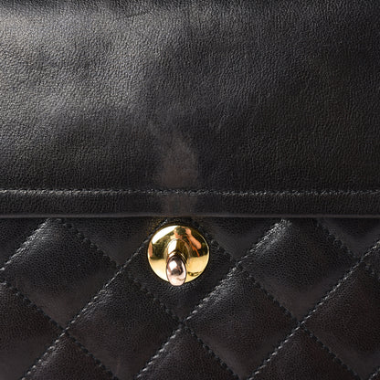 Chanel Lambskin Quilted Small Double Flap Black 9 of 12