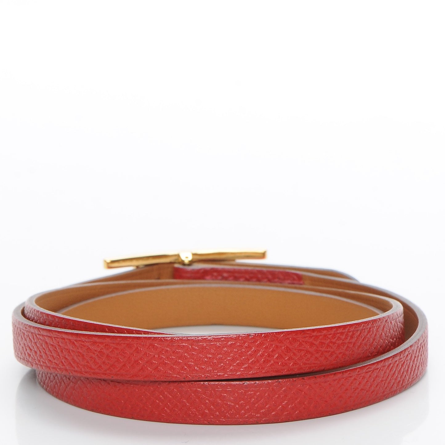 Swift Epsom Hapi Double Tour S Bracelet Rouge Casaque