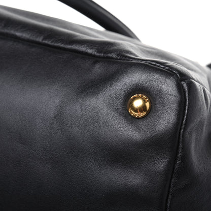 Prada Soft Calf Tote Black 16 of 25