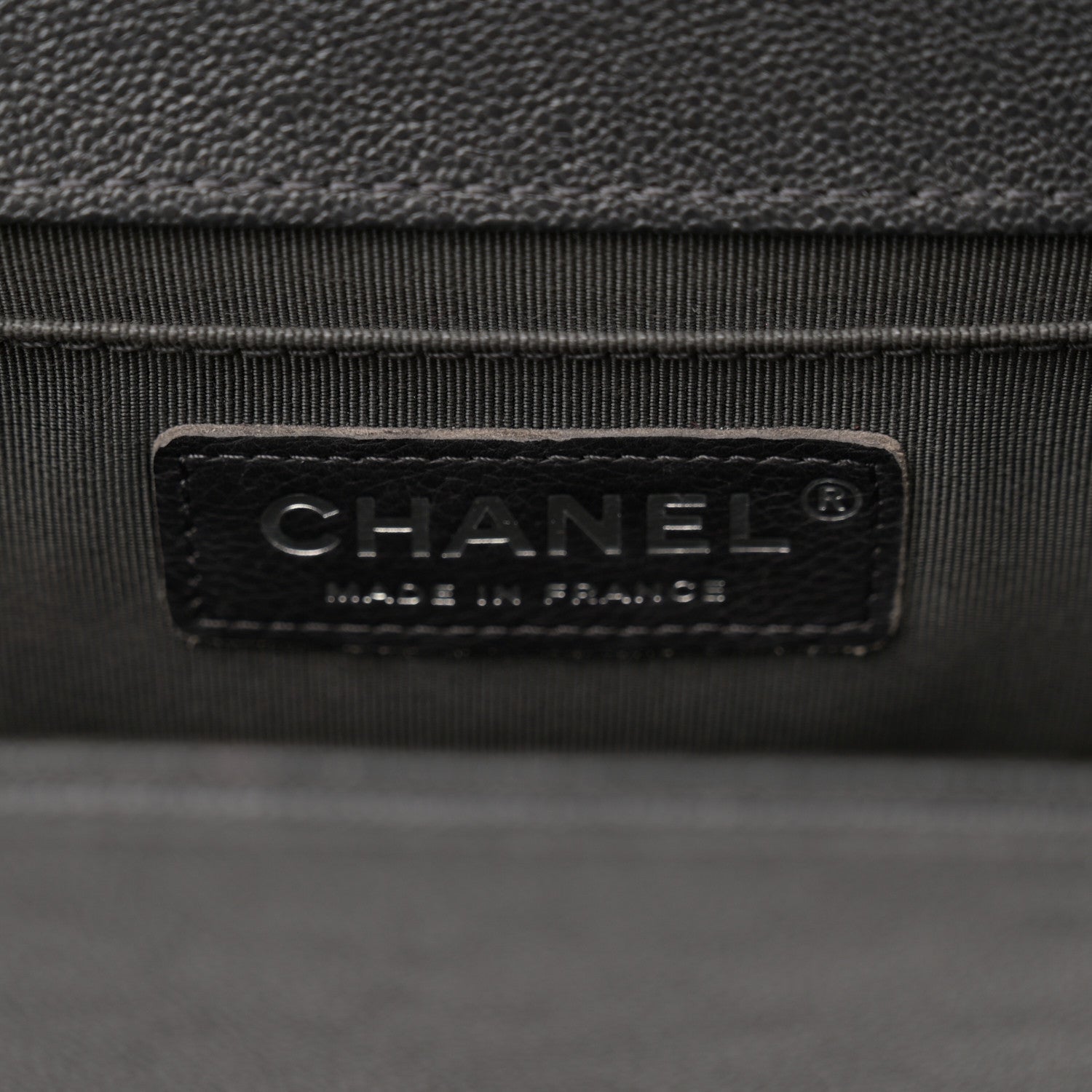 Chanel Caviar Quilted Small Boy Flap Grey 6 of 10
