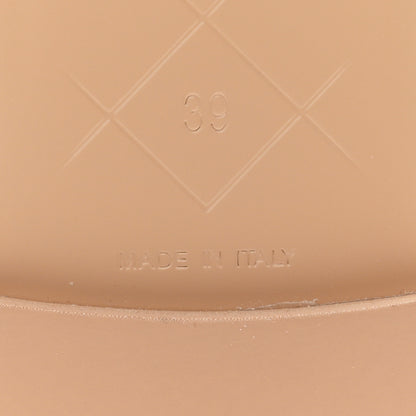Chanel Lambskin Quilted Turnlock Flat Mules 39 Beige 7 of 10