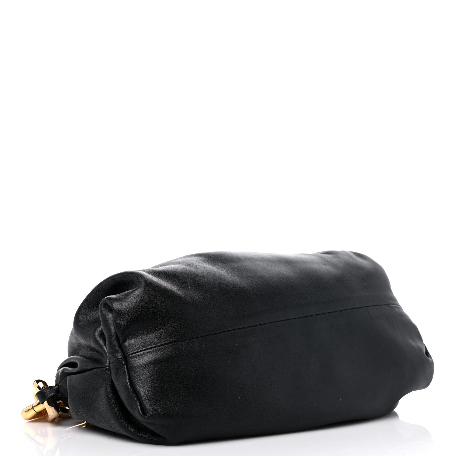 Bottega Veneta Calfskin The Pouch Chain Black 4 of 10