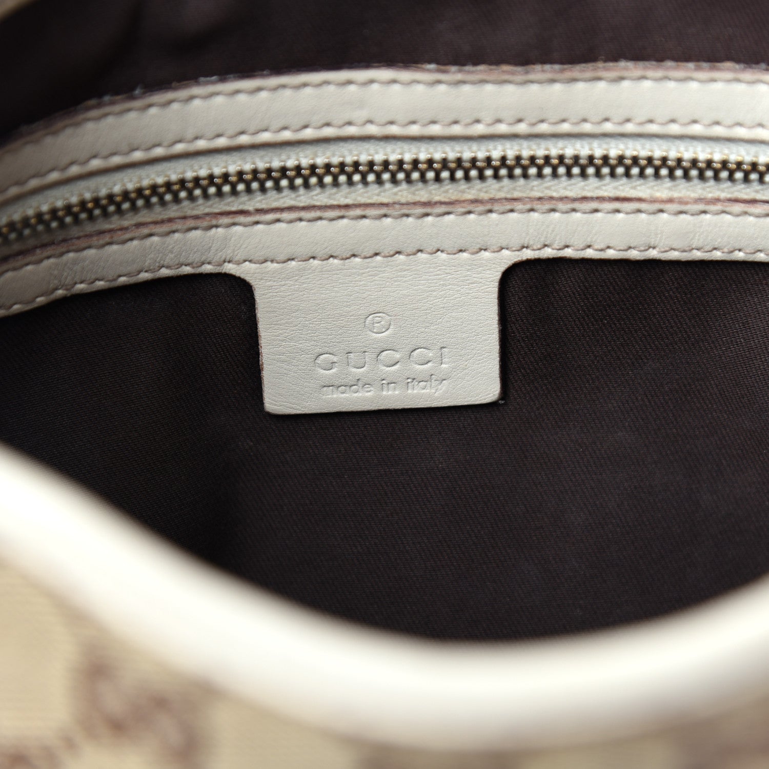 Gucci Monogram Punch Hobo White 6 of 10