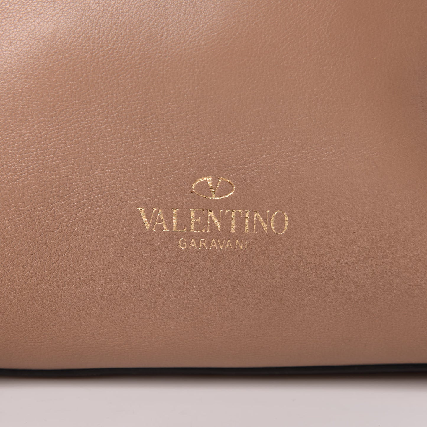 Vitello Rockstud All Over Dome Shopper Taupe