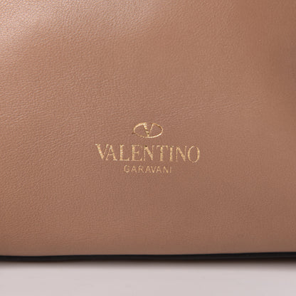 Valentino Garavani Vitello Rockstud All Over Dome Shopper Taupe 15 of 16