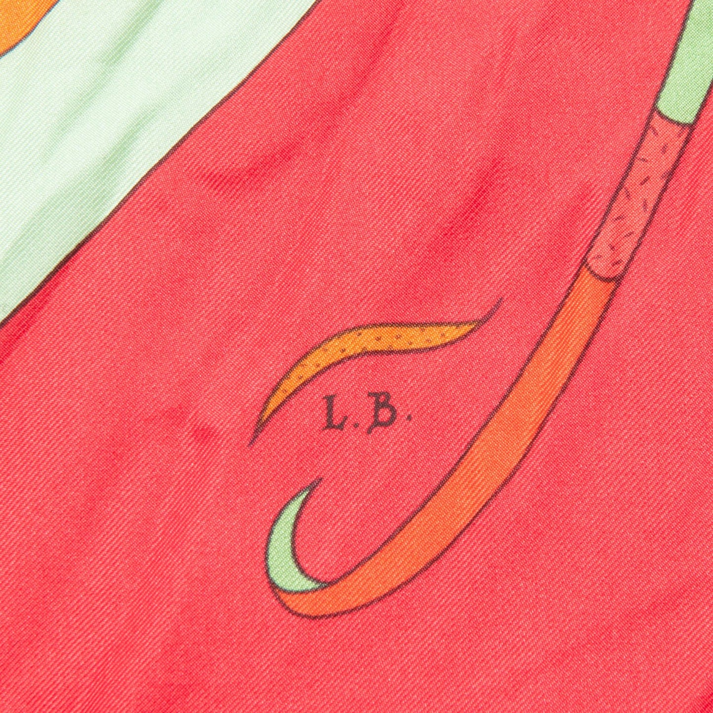 Silk Twill Paradis De Soie Giant Plume Scarf 140 Rouge Vert Fuchsia