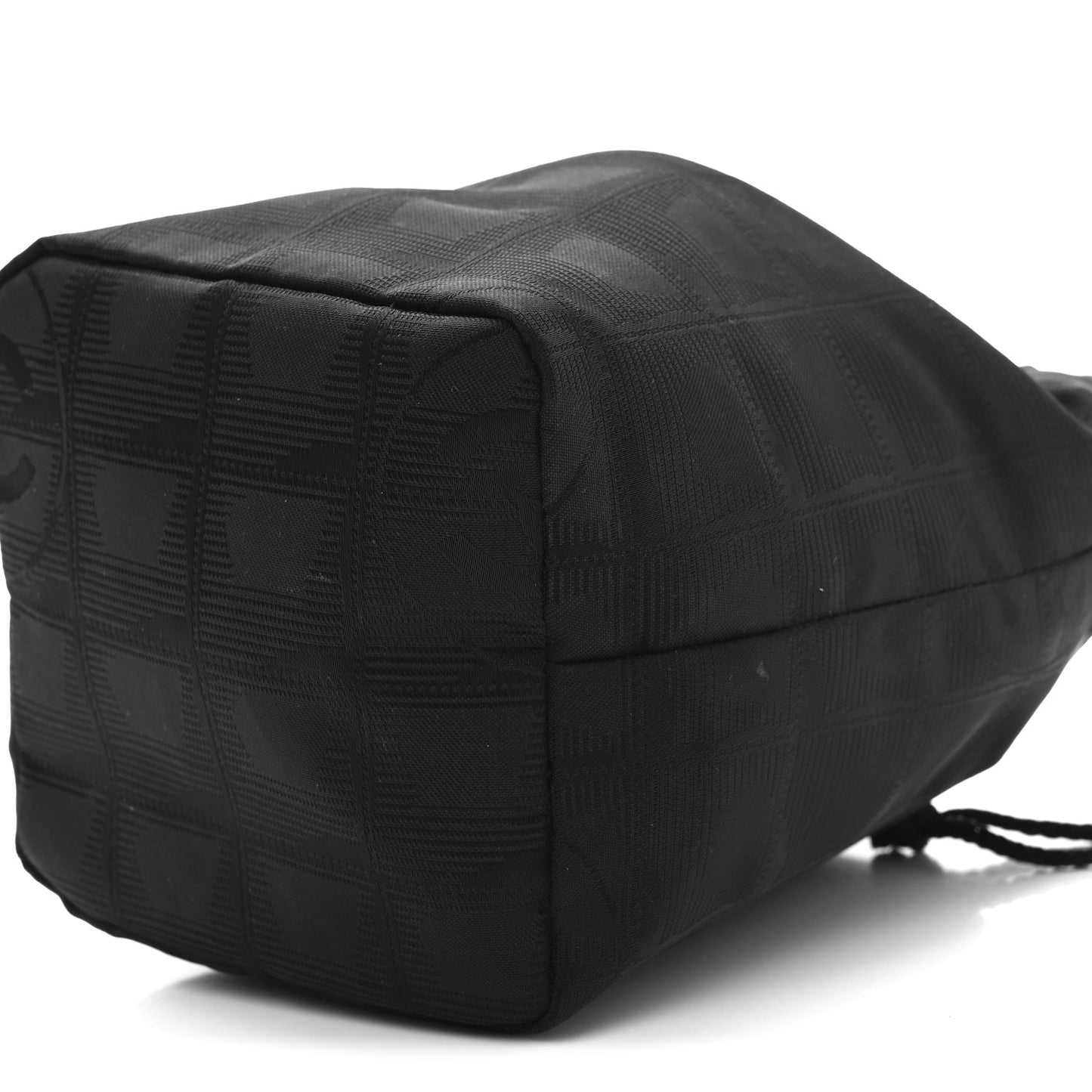 Nylon Travel Drawstring Bag Black