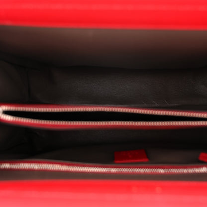 Gucci Shibuya Calfskin Medium Zumi Top Handle Bag Hibiscus Red 5 of 10