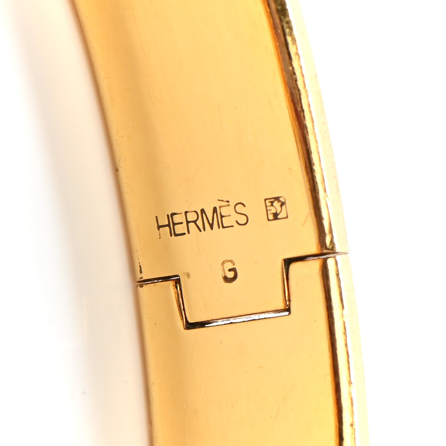 Hermes Enamel Narrow Clic Clac H Bracelet PM Red 4 of 7