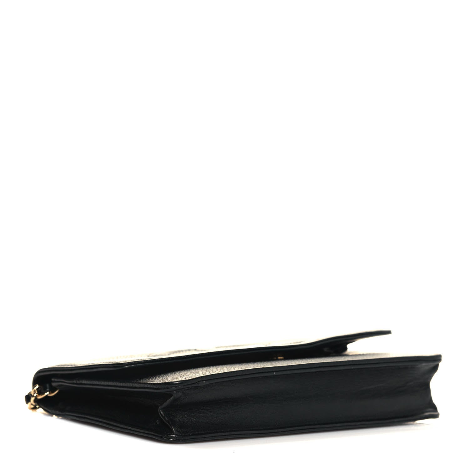 Chanel Caviar Timeless CC Wallet On Chain WOC Black 4 of 14