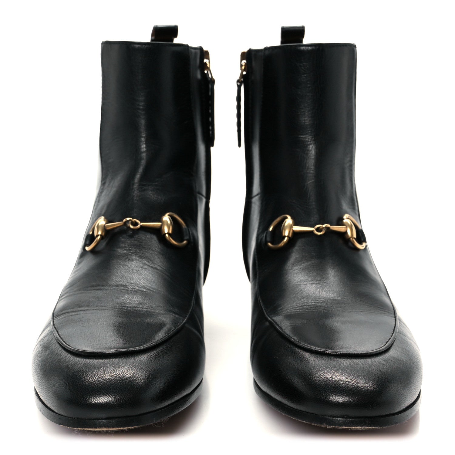 Gucci Malaga Kid Womens Jordaan Ankle Boots 36 Black 3 of 10