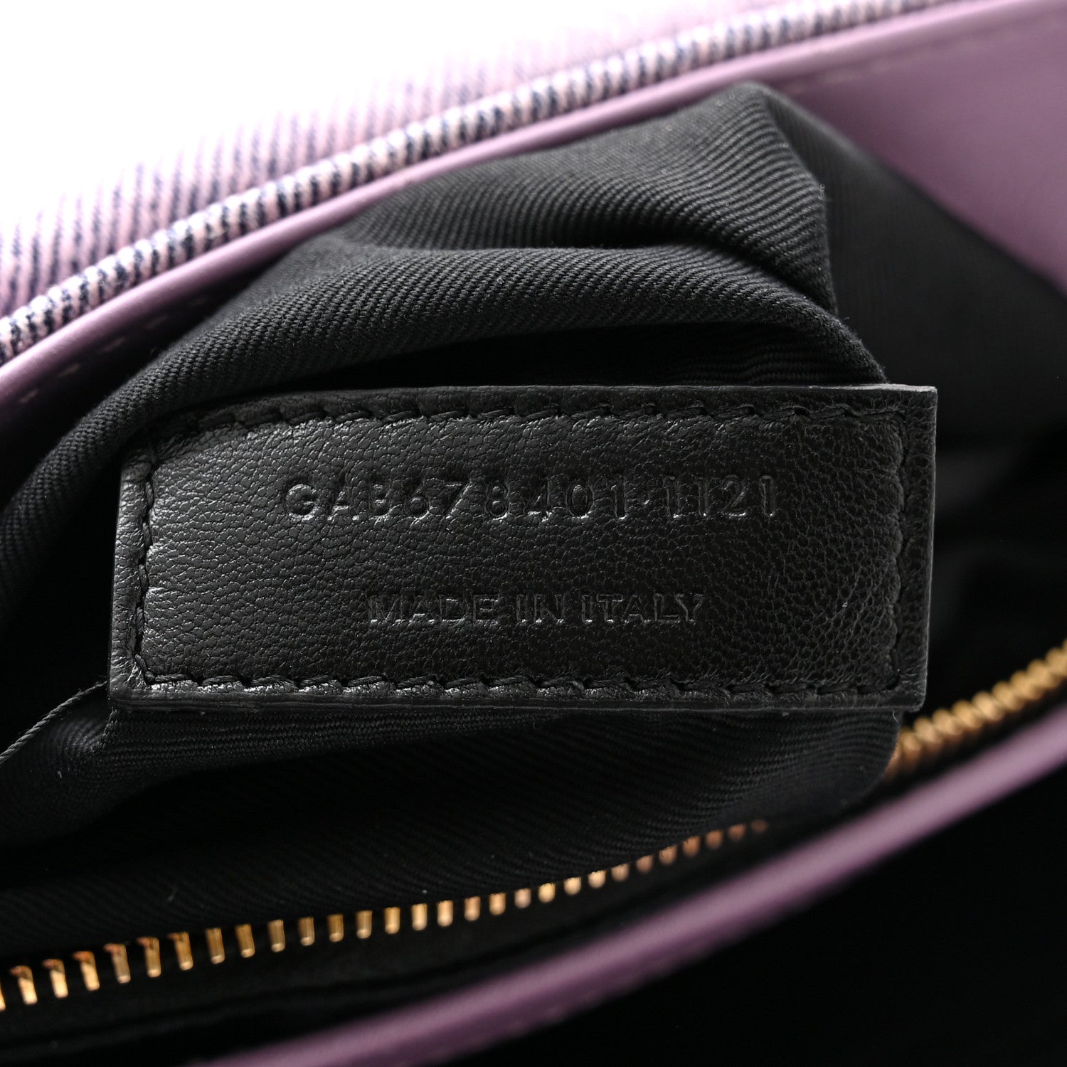 Saint Laurent Denim Y Quilted Monogram Toy Loulou Crossbody Bag Bleached Lilac 7 of 11