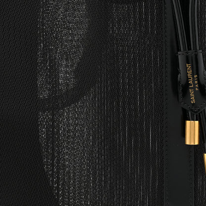 Saint Laurent Mesh Patent Daryl Shoulder Bag Black 8 of 10