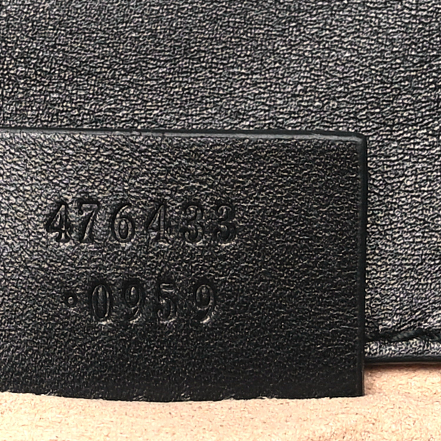 Gucci Calfskin Matelasse Super Mini GG Marmont Shoulder Bag Black 7 of 10