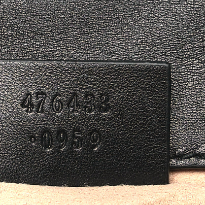 Gucci Calfskin Matelasse Super Mini GG Marmont Shoulder Bag Black 7 of 10