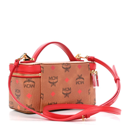 MCM Visetos Rockstar Vanity Case Cognac 3 of 8