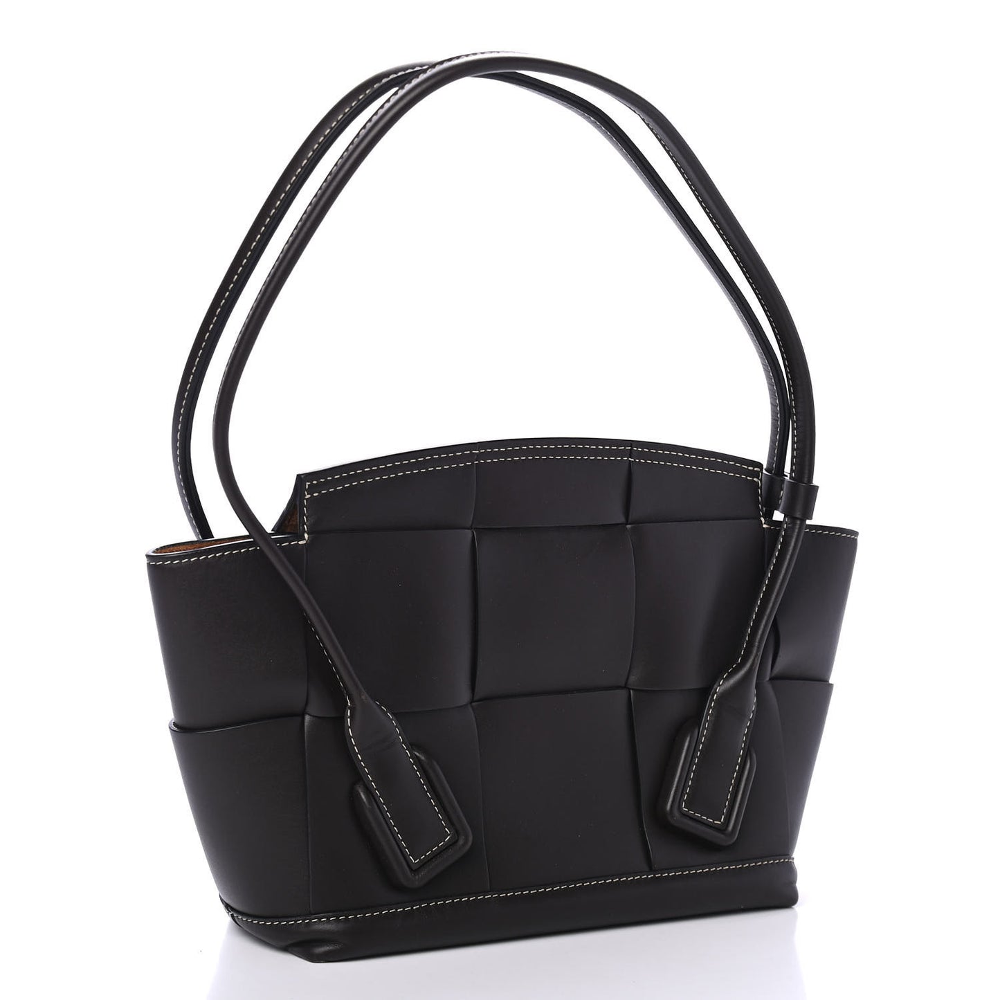 French Calfskin Maxi Intrecciato Small Arco