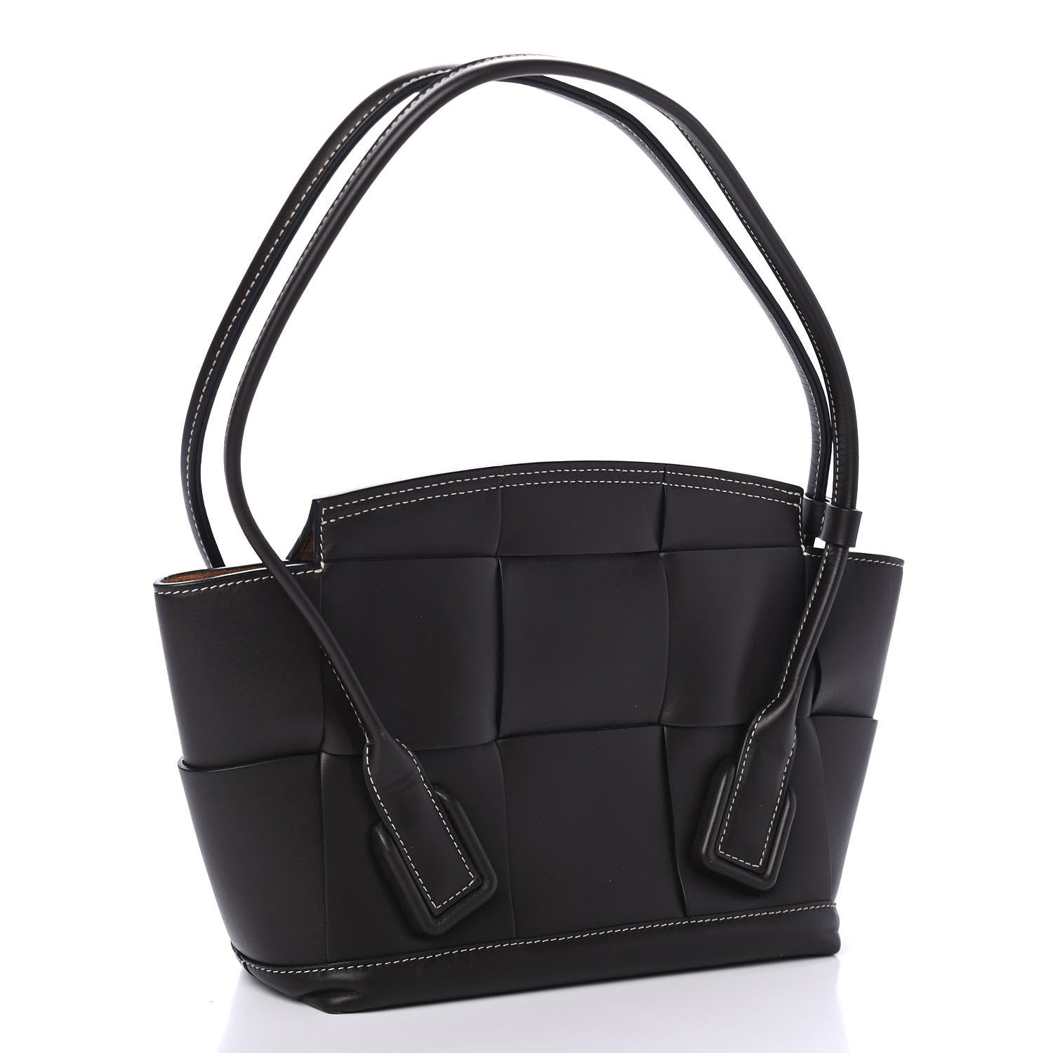 Bottega Veneta French Calfskin Maxi Intrecciato Small Arco 2 of 4