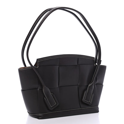 Bottega Veneta French Calfskin Maxi Intrecciato Small Arco 2 of 4