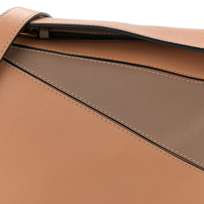 Loewe Calfskin Small Puzzle Bag Warm Desert Mink 8 of 14