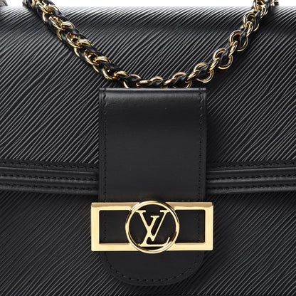Louis Vuitton Epi Dauphine MM Black 9 of 9