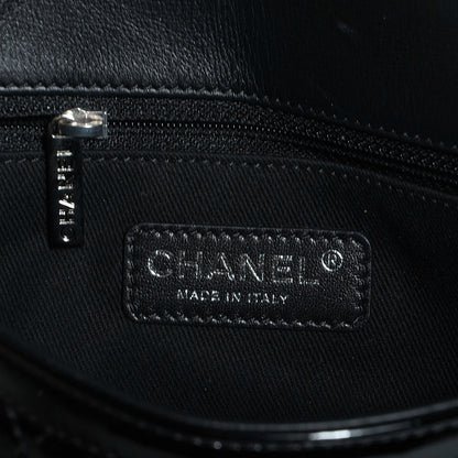 Chanel Patent Quilted Small Coco Shine Flap Black 7 of 9