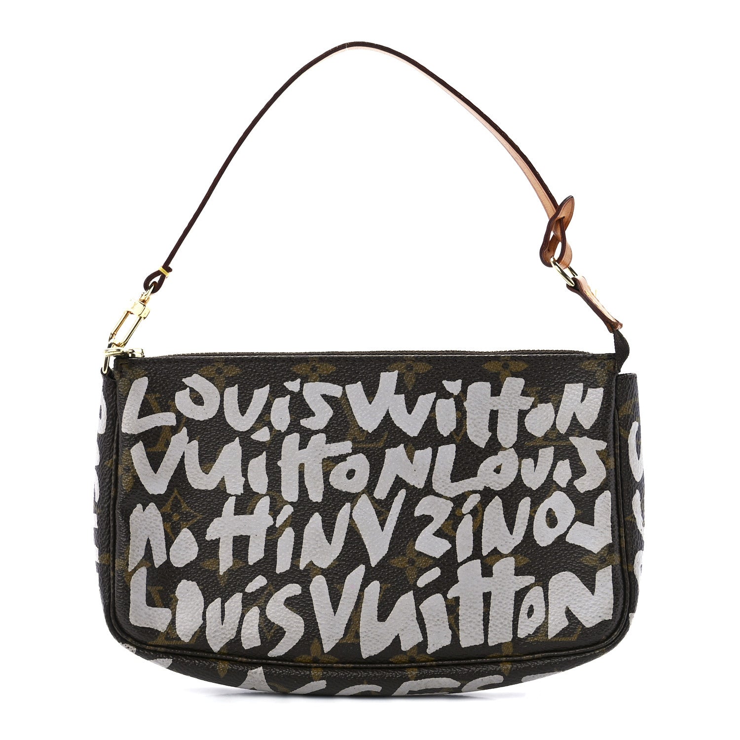 Louis Vuitton Monogram Graffiti Pochette Accessories Silver 1 of 11