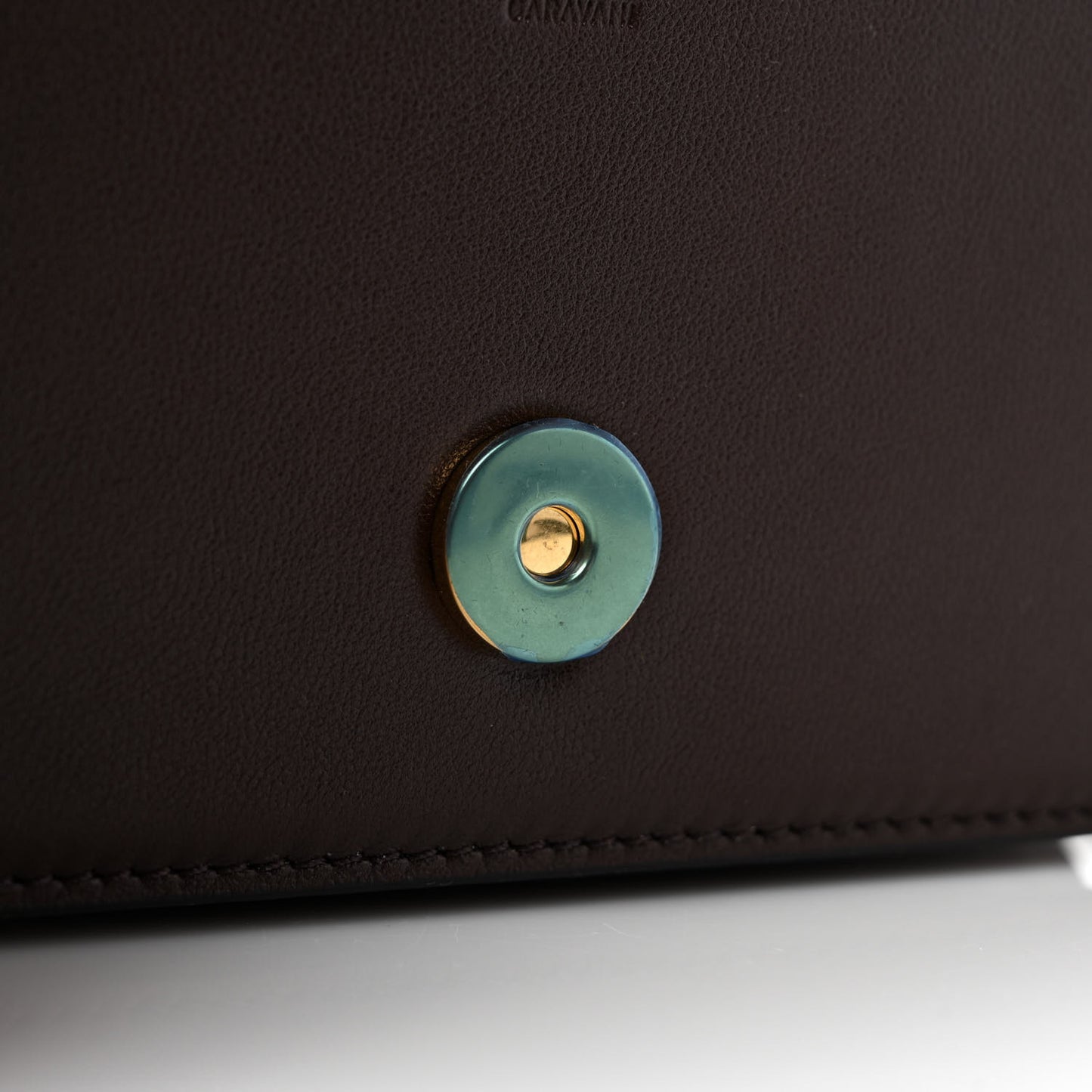 Smooth Calfskin Vlogo Mini Loco Crossbody Bag Fondant