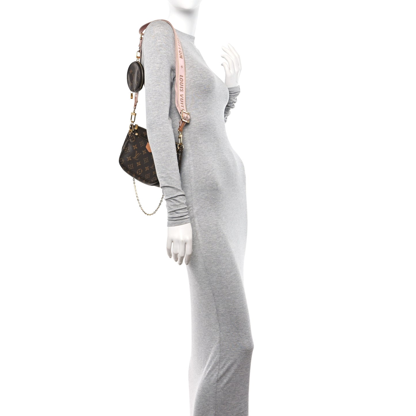 Monogram Multi Pochette Accessories Rose Clair