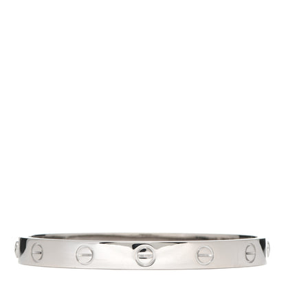 Cartier 18K White Gold LOVE Bracelet 16 1 of 6