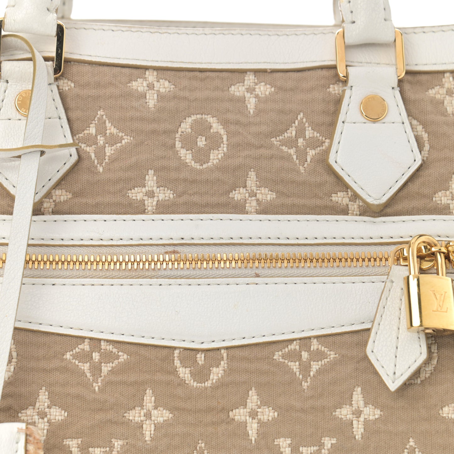 Monogram Sabbia Cabas MM White