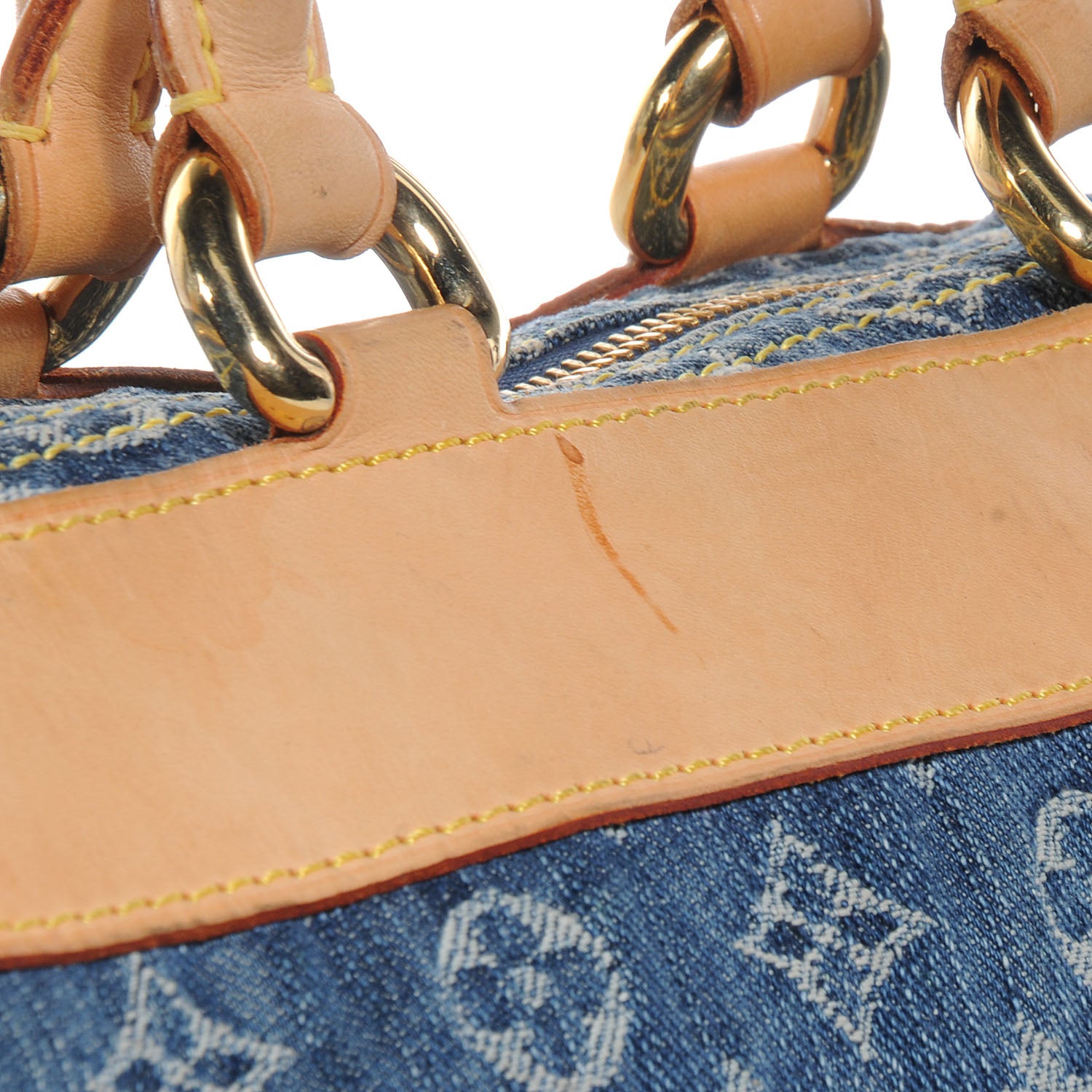 Louis Vuitton Monogram Denim Neo Speedy Blue 3 of 8