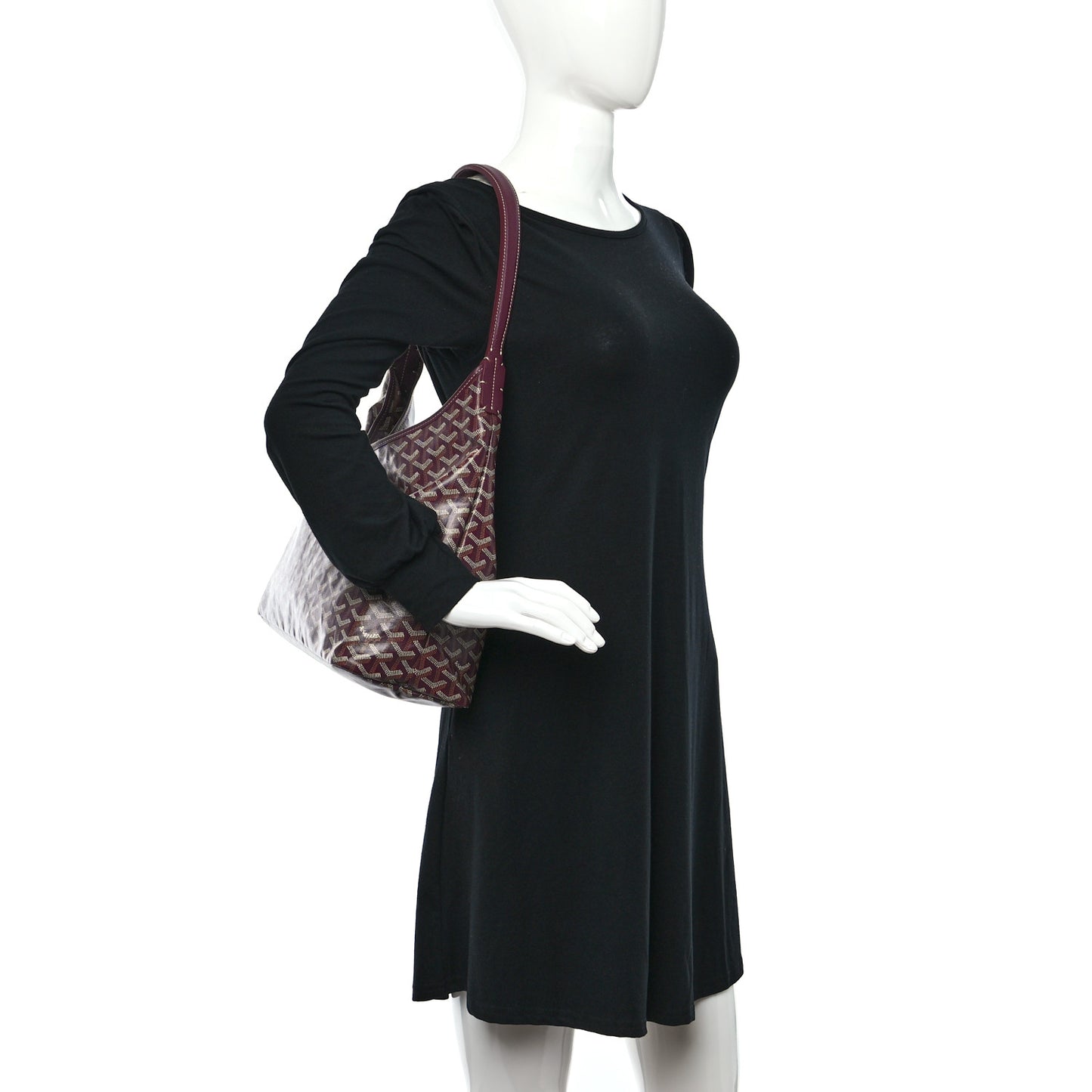Goyardine Boheme Hobo Burgundy