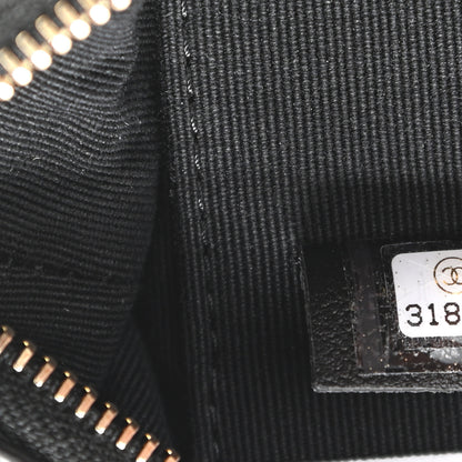 Chanel Nylon Grosgrain Quilted Lifestyle Clutch with Chain Black 7 of 11