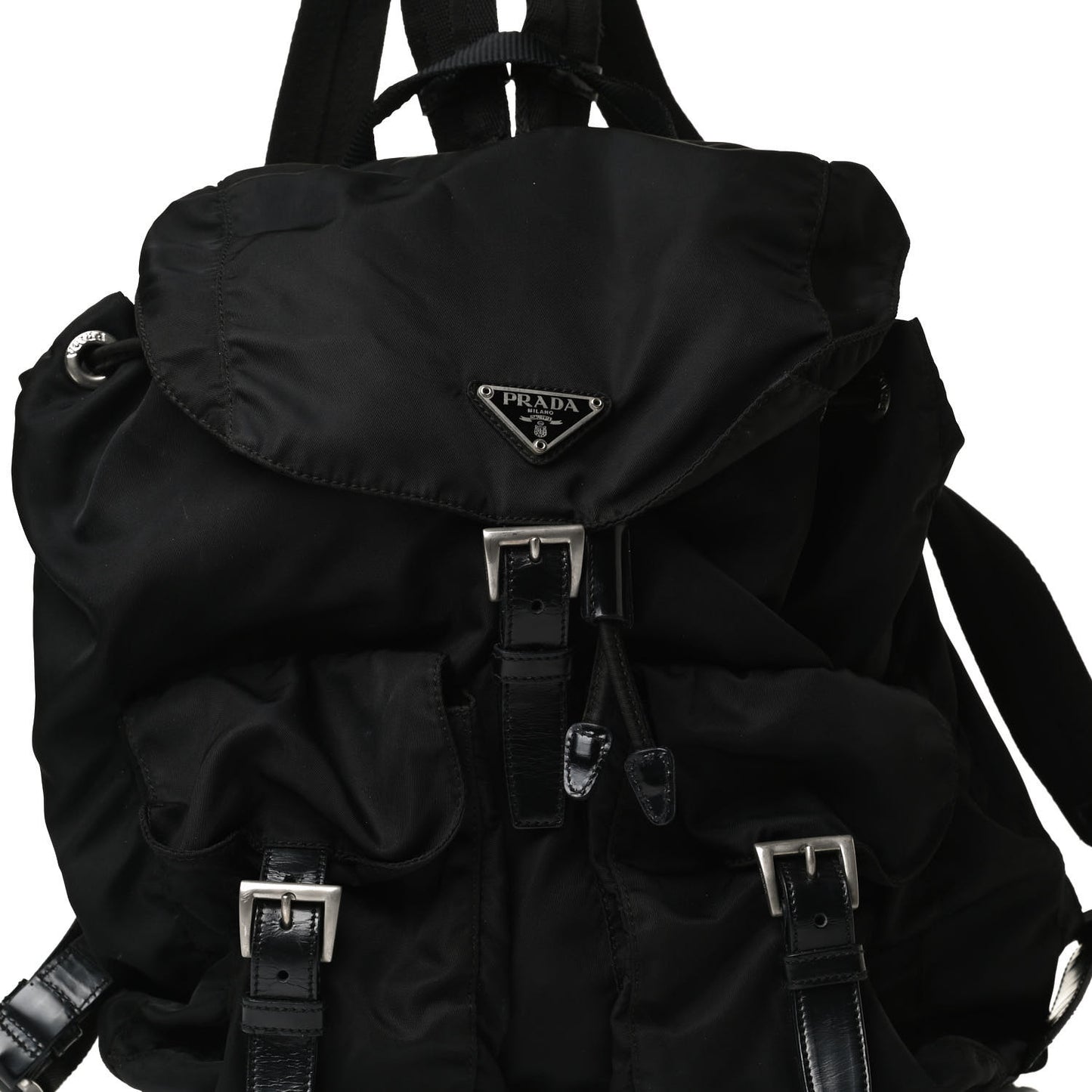 Tessuto Nylon Small Backpack Black
