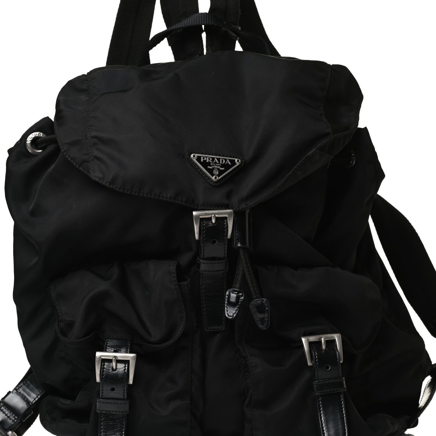 Prada Tessuto Nylon Small Backpack Black 8 of 18