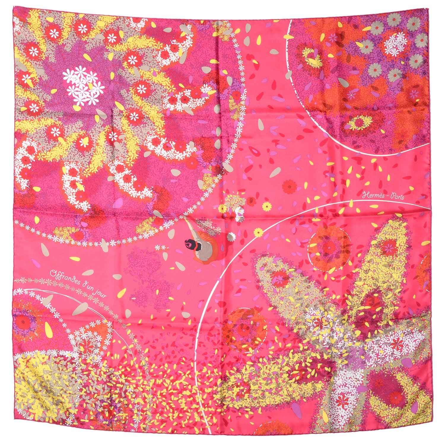 Hermes Silk Offrandes D'Un Jour Scarf 90 2 of 7