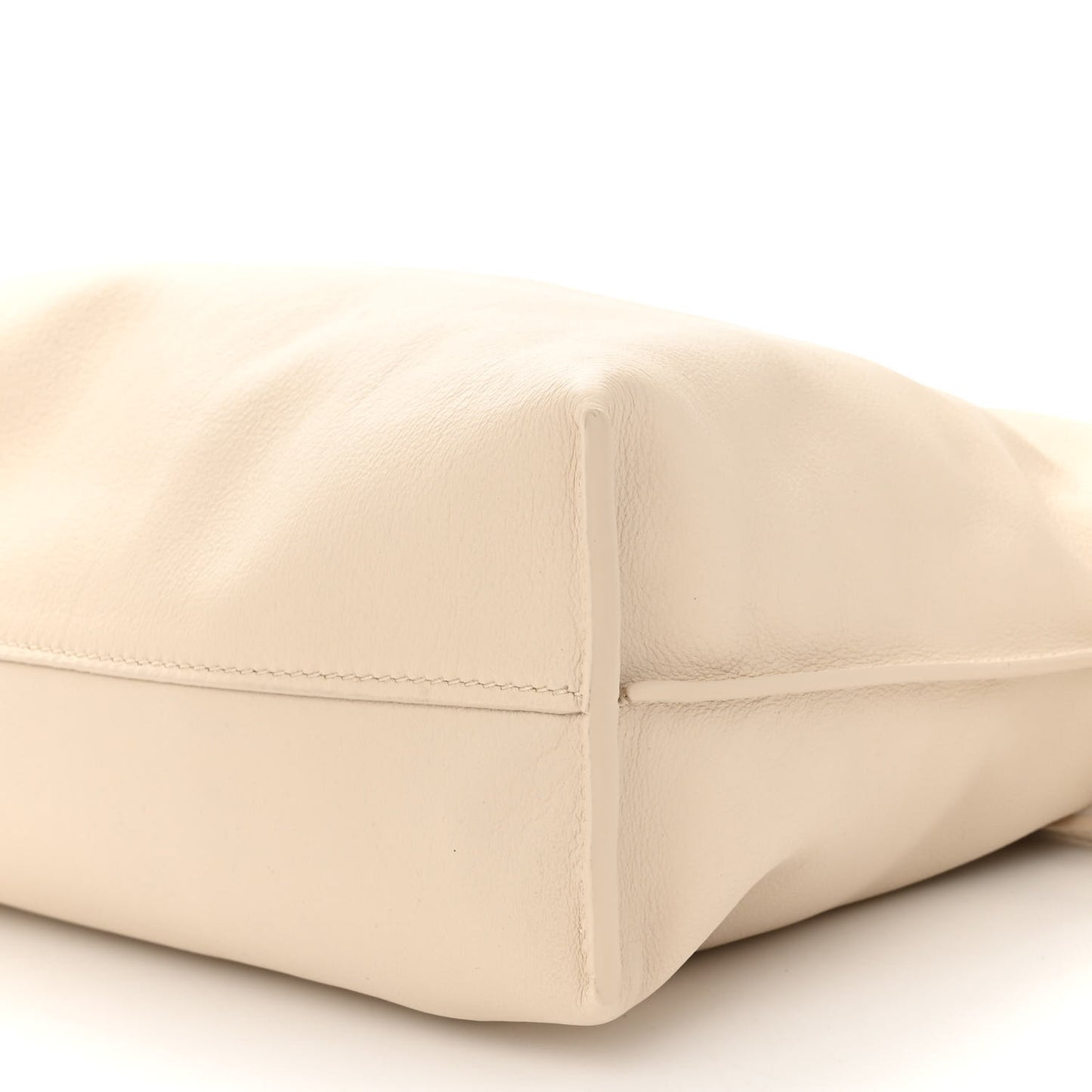 Nappa Flamenco Knot Clutch Angora