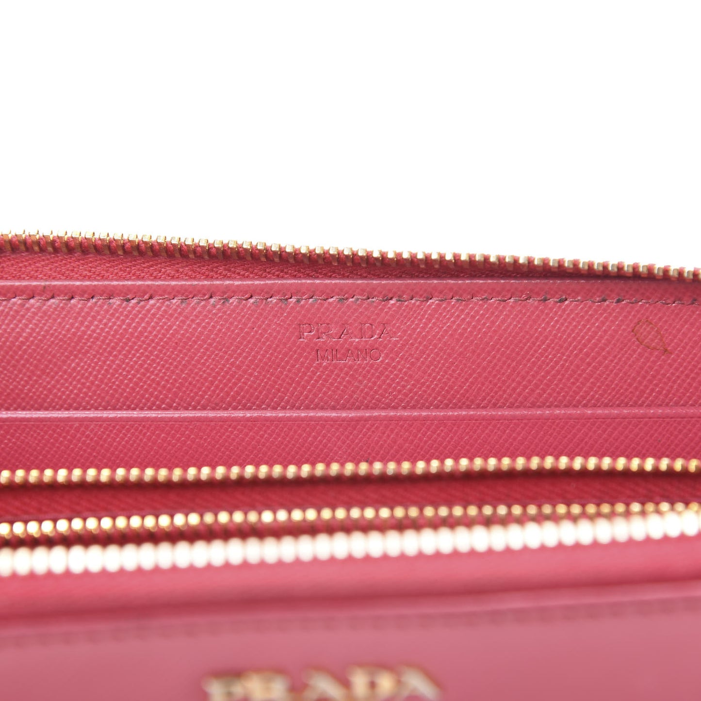 Saffiano Zip Around Wallet Peonia