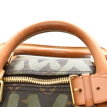 Louis Vuitton Graffiti Keepall 50 Kaki 13 of 14