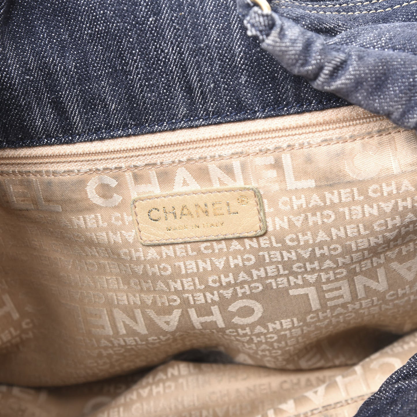Denim XL Coco Cabas Tote Dark Blue