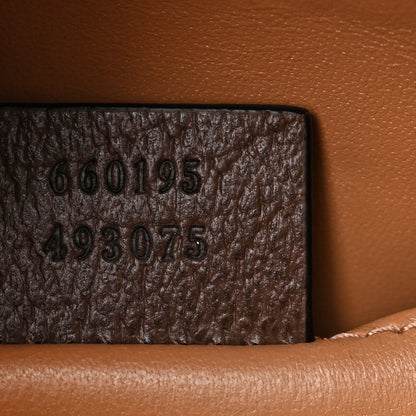 Gucci Monogram Jumbo GG Textured Dollar Calfskin Small Diana Tote Bag Camel Ebony New Acero Pomegranate Red 7 of 10