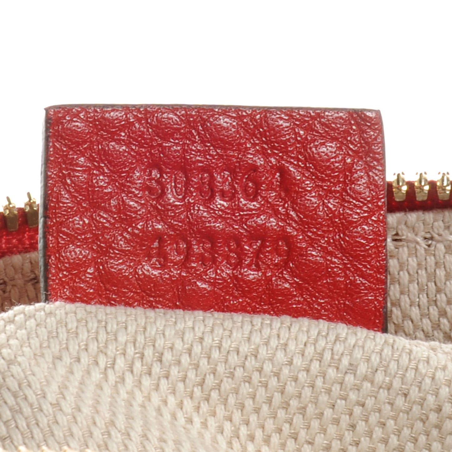 Pebbled Calfskin Small Soho Disco Bag Vibrant Red