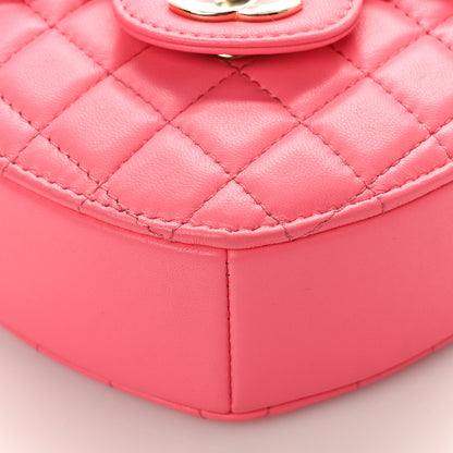 Chanel Lambskin Quilted CC In Love Heart Bag Pink 8 of 8