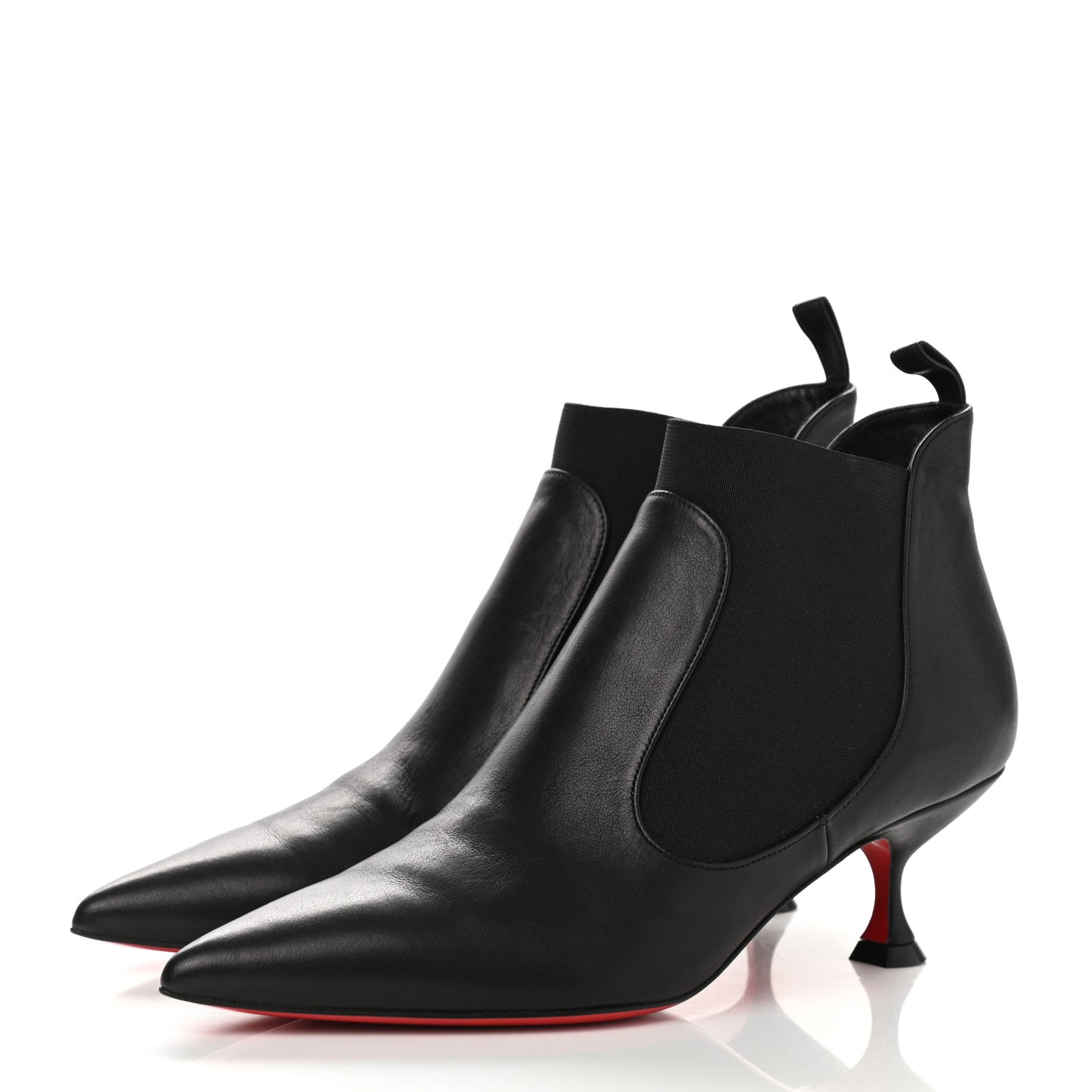 Calfskin Carnavague 55 Ankle Boots 38 Black
