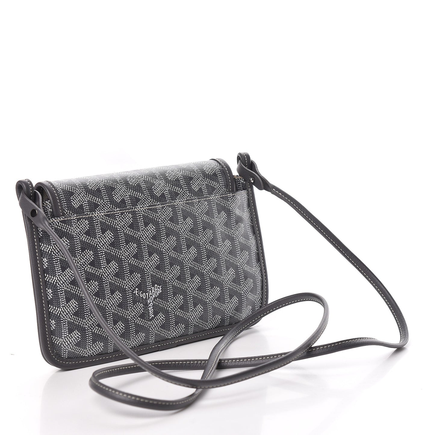 Goyardine Plumet Wallet Clutch Grey