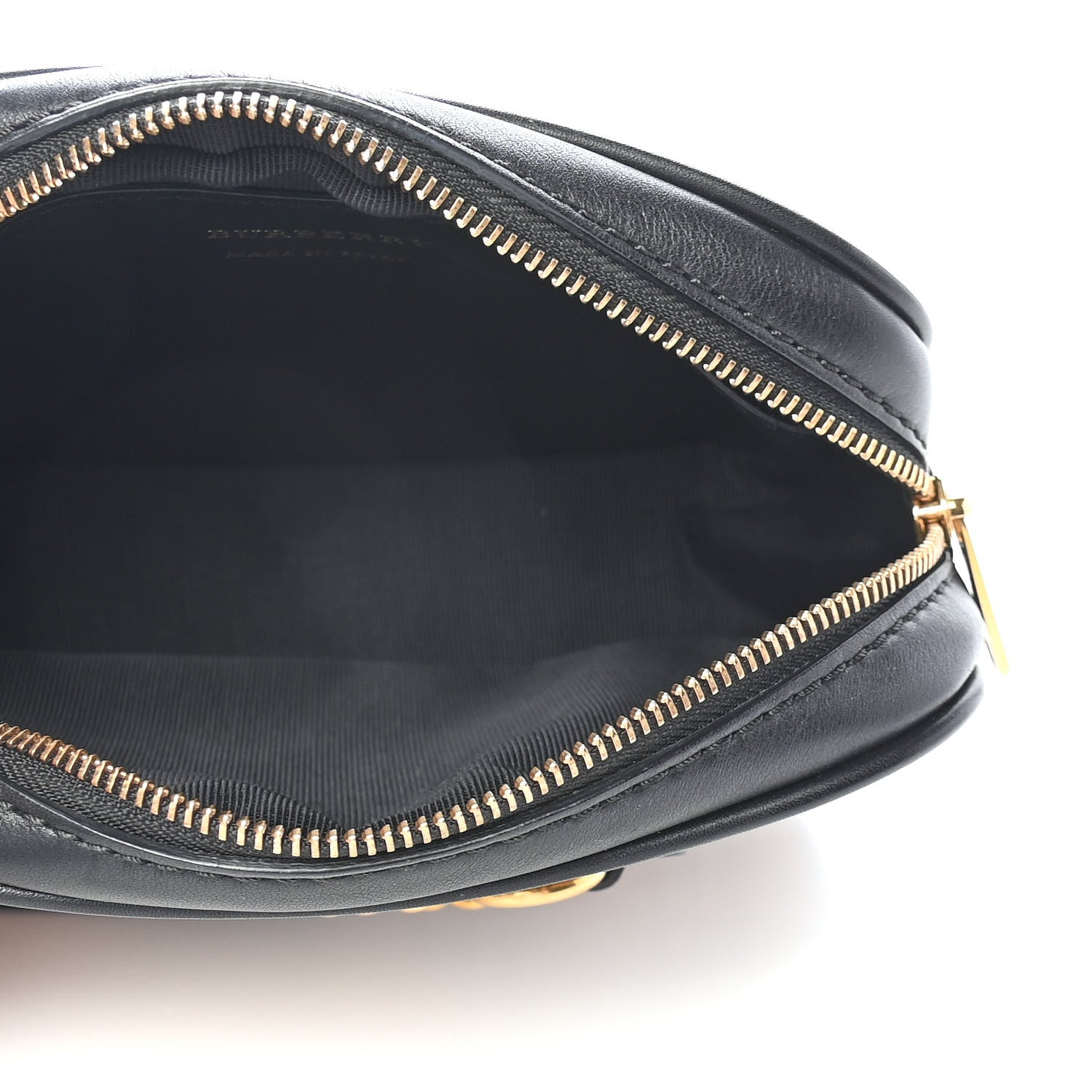 Burberry 1983 Knight Check Smooth Calfskin Link Camera Bag Black 7 of 8